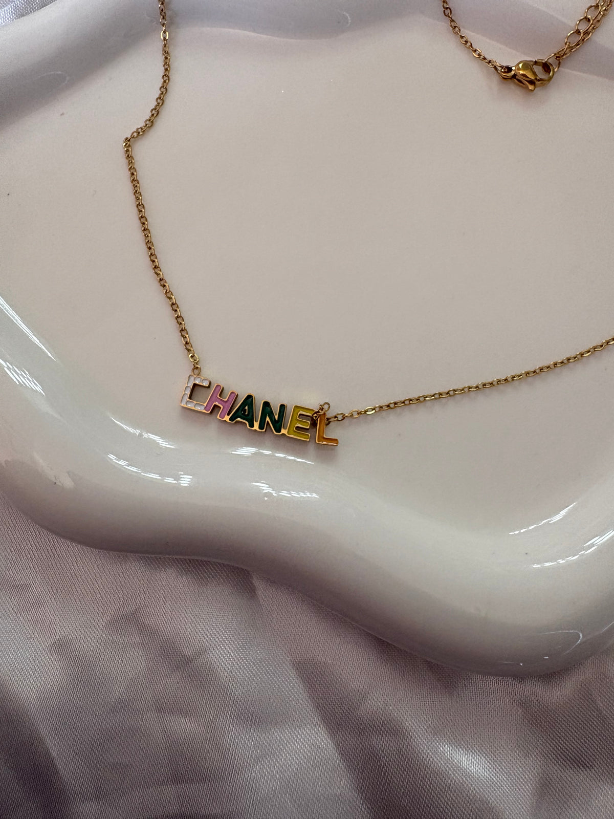 Gold Cece Colour Necklace