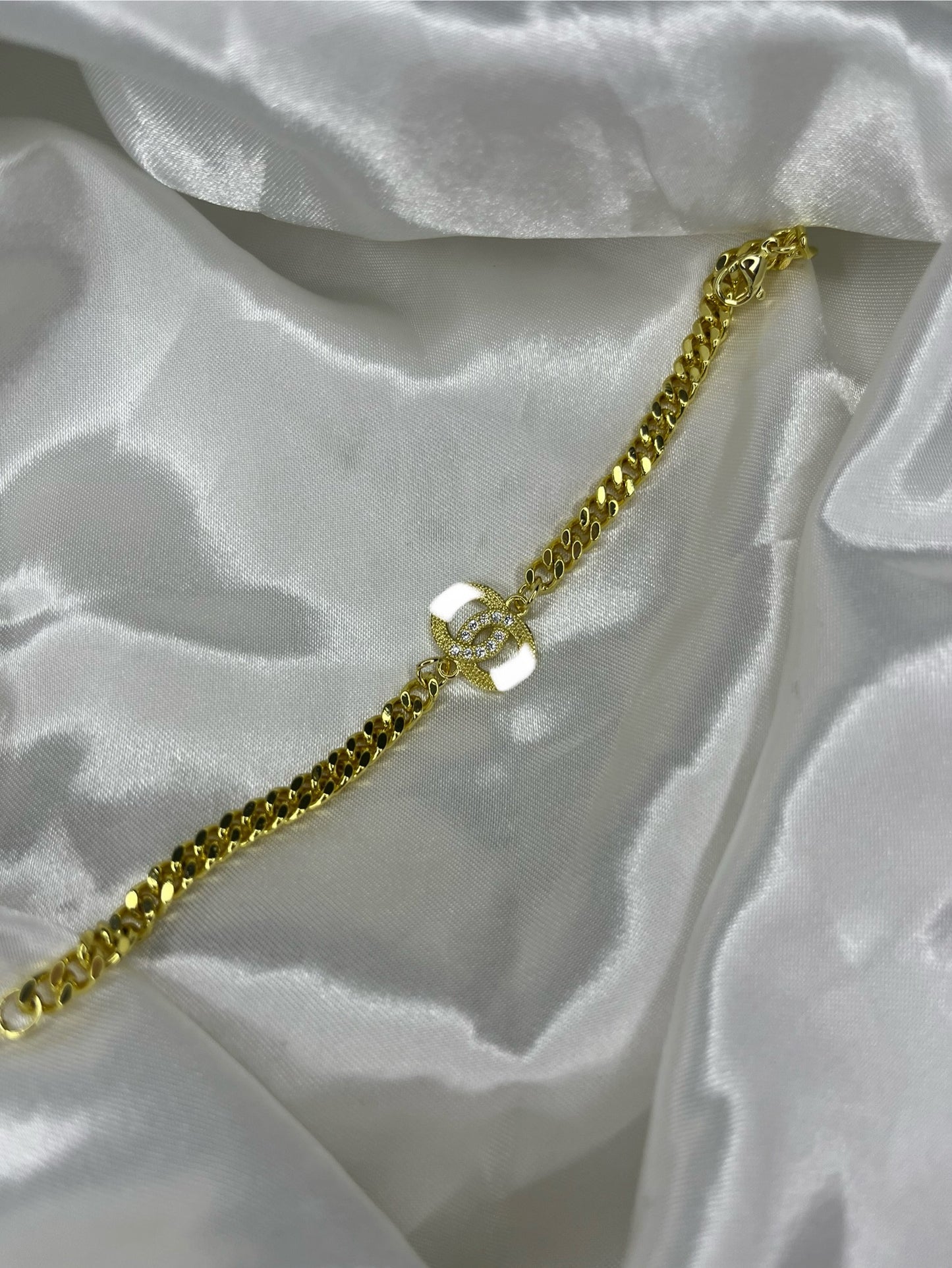 Gold chain Cece diamond bracelet