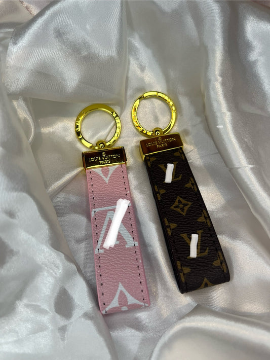 Pink or Brown Luvu Keychain