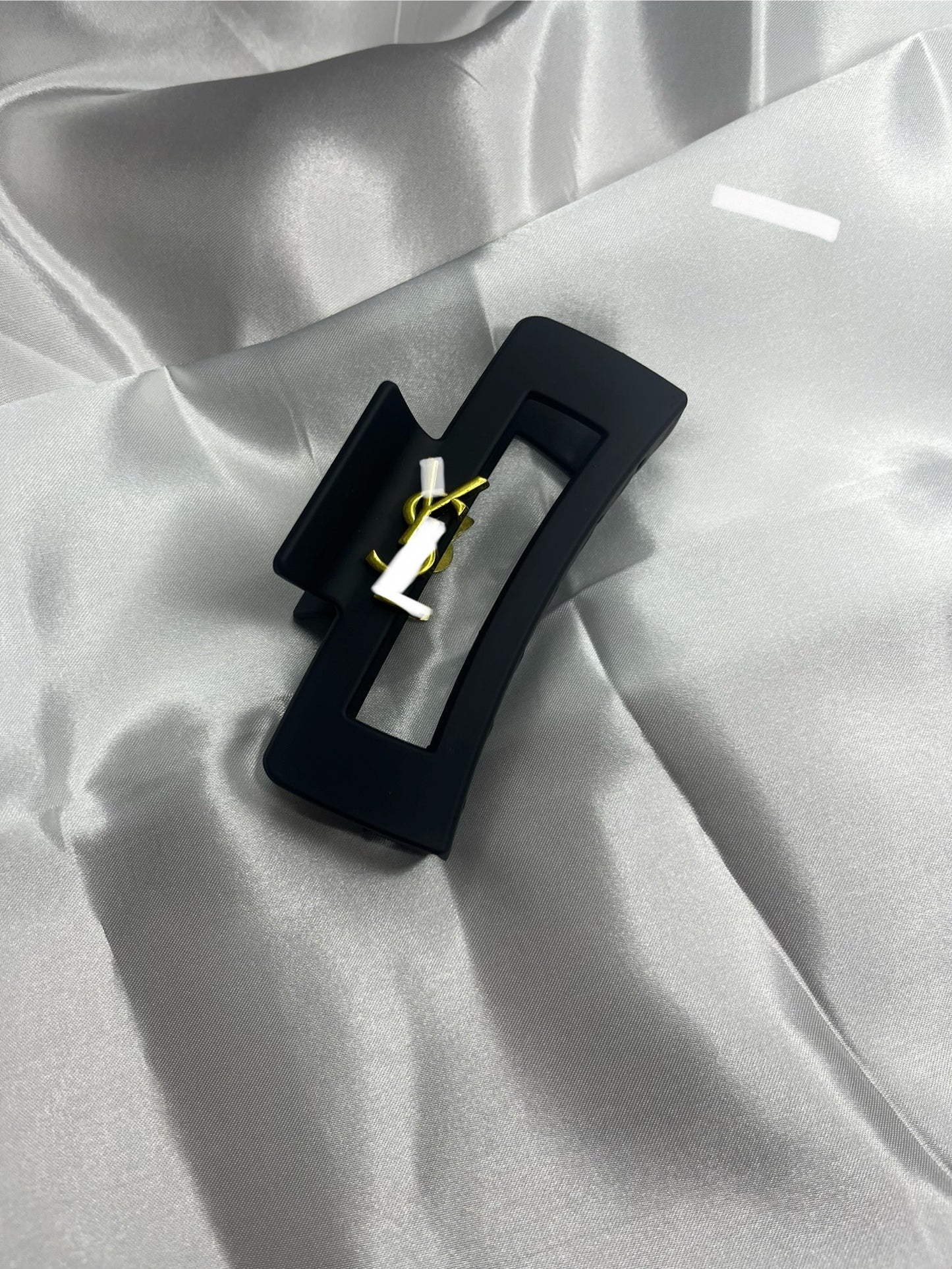 Gold black claw clip
