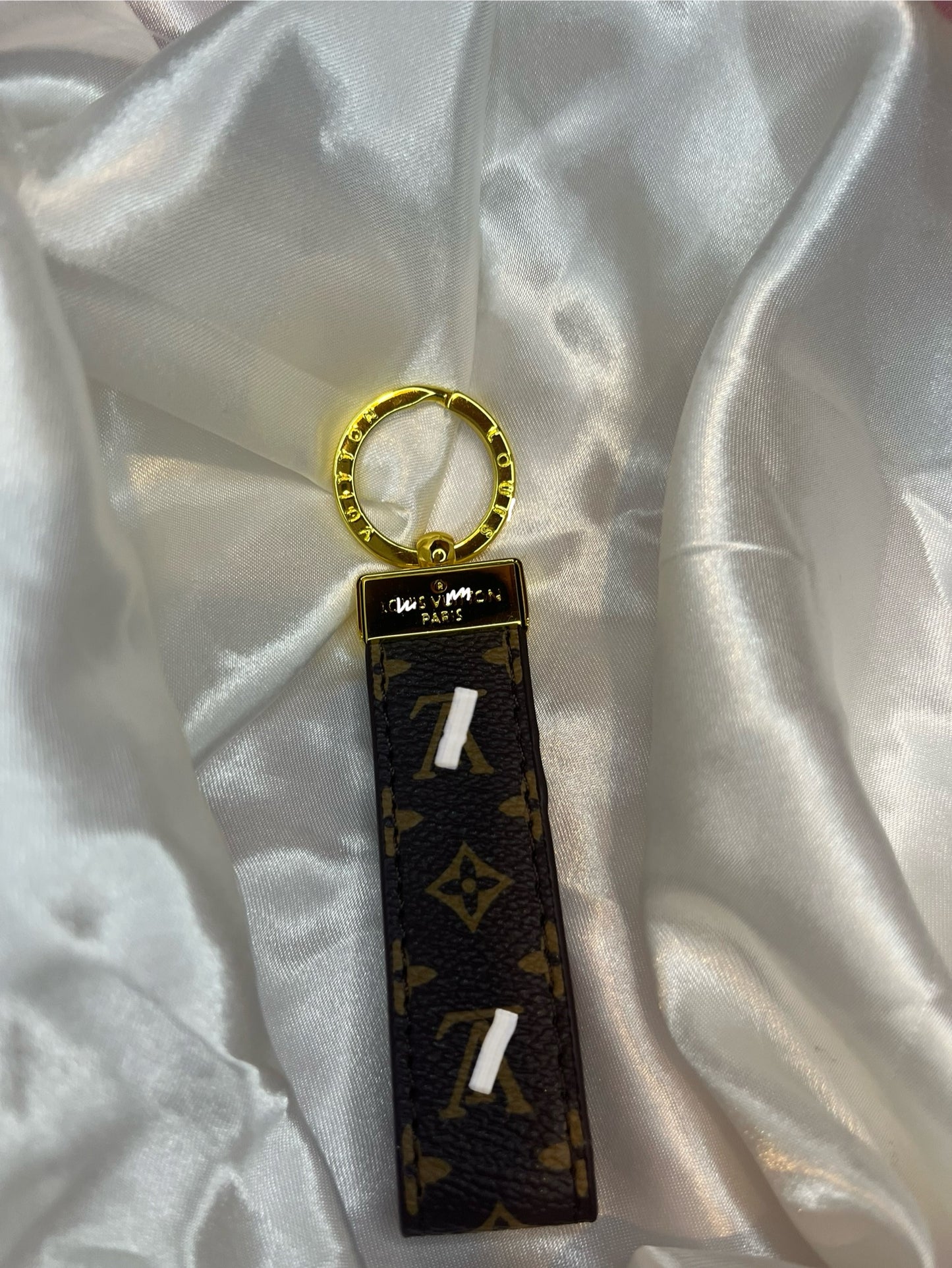 Pink or Brown Luvu Keychain