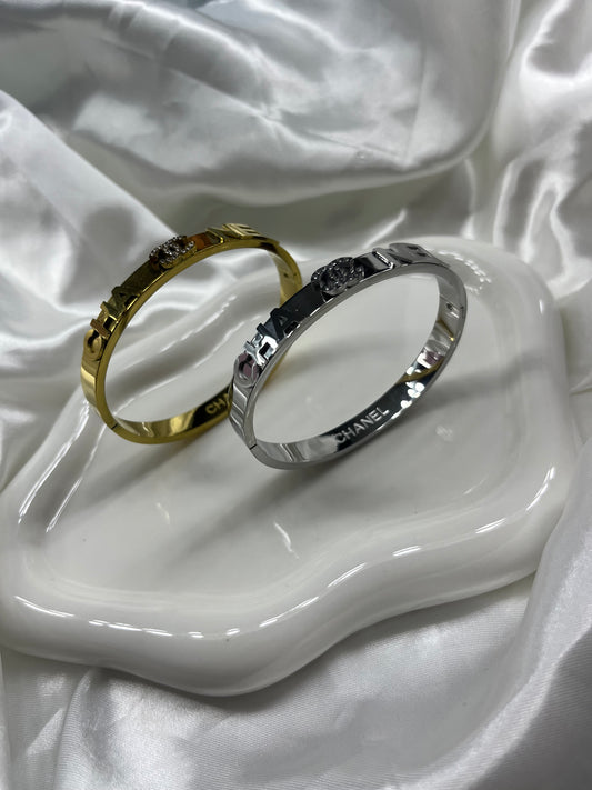 Gold or silver diamond Cece Bangle