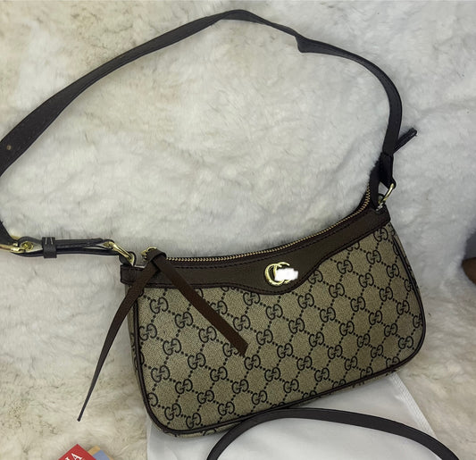 Brown shoulder bag