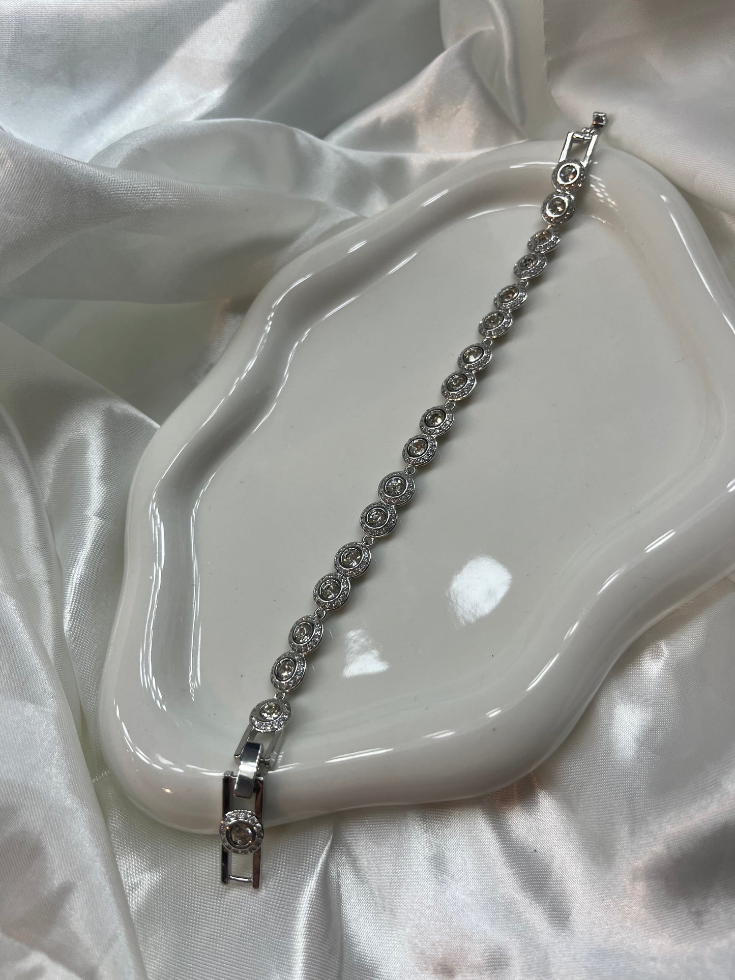 Angel Silver Diamanté bracelet