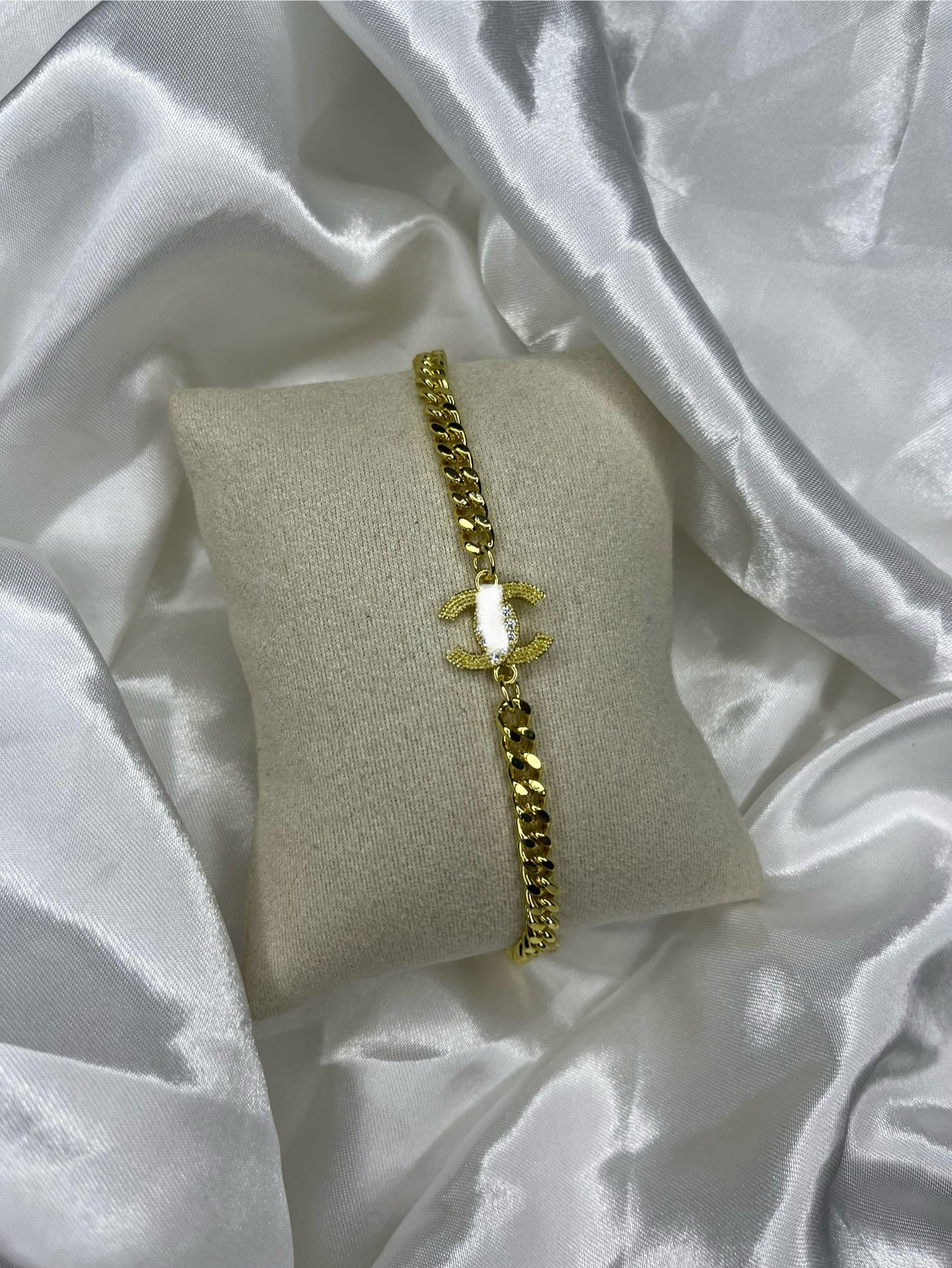 Gold chain Cece diamond bracelet