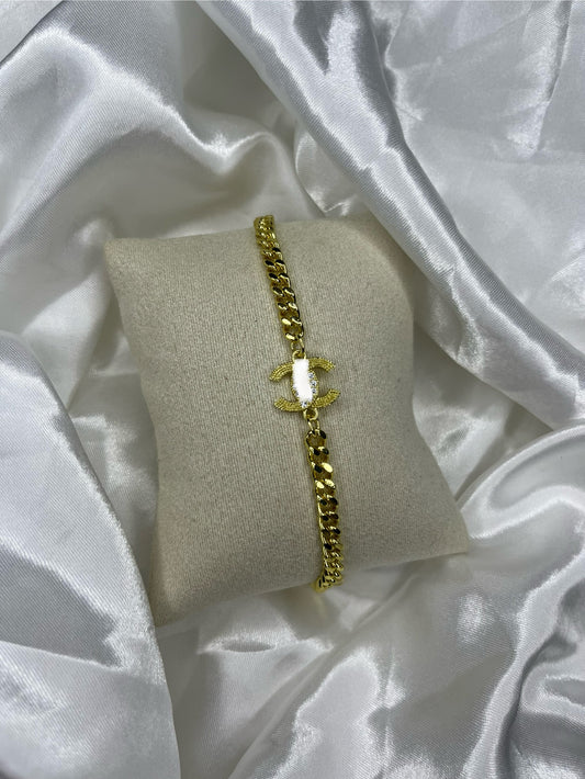 Gold chain Cece diamond bracelet