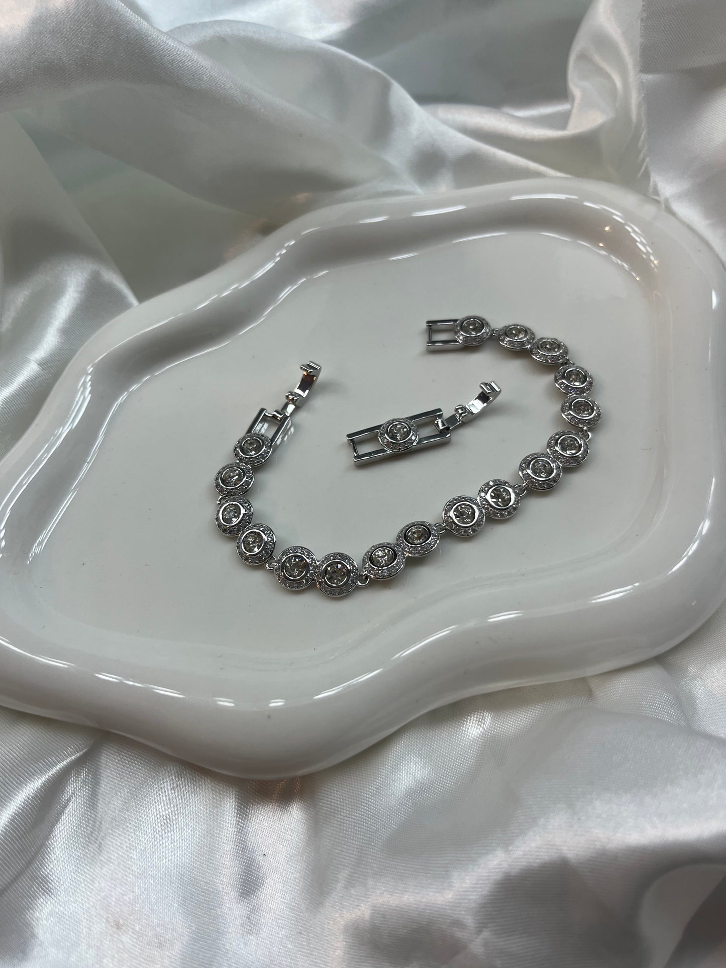 Angel Silver Diamanté bracelet
