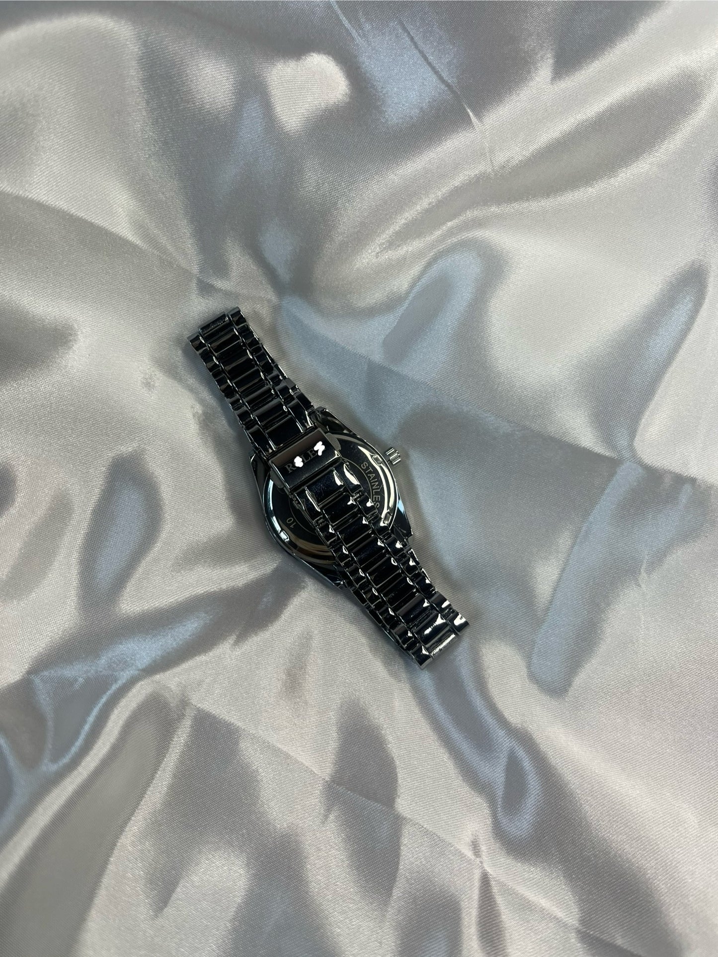 Silver pink Rox diamond watch