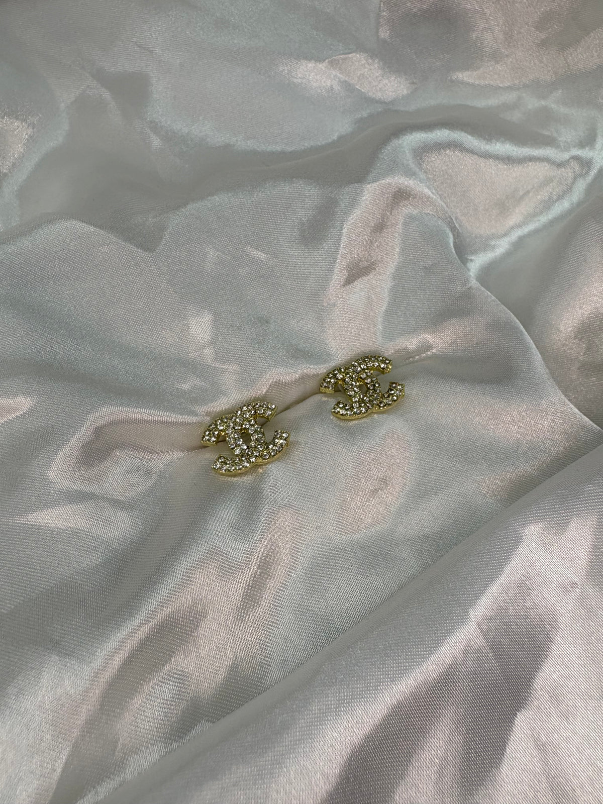 Gold diamanté Cece earrings