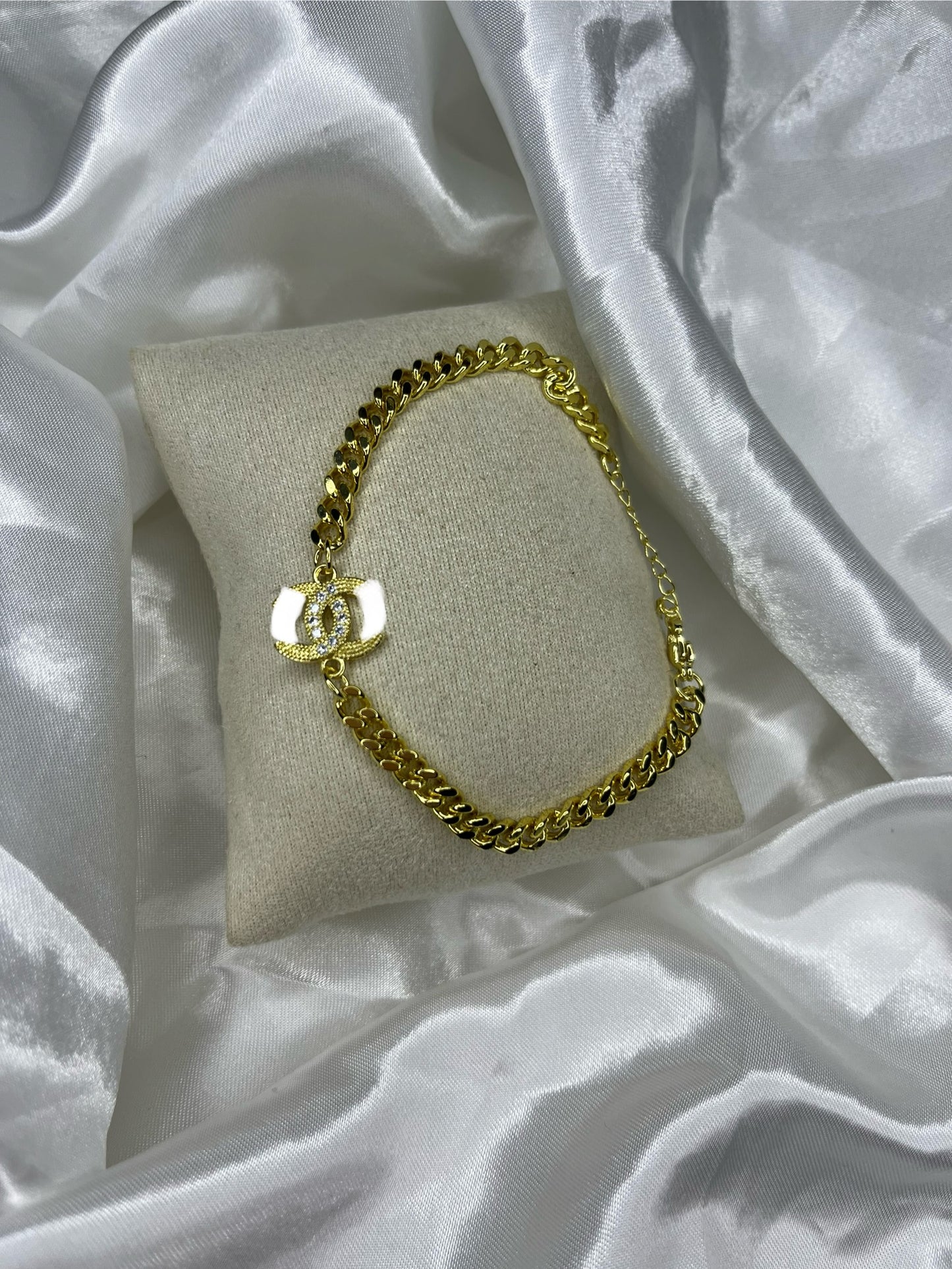 Gold chain Cece diamond bracelet