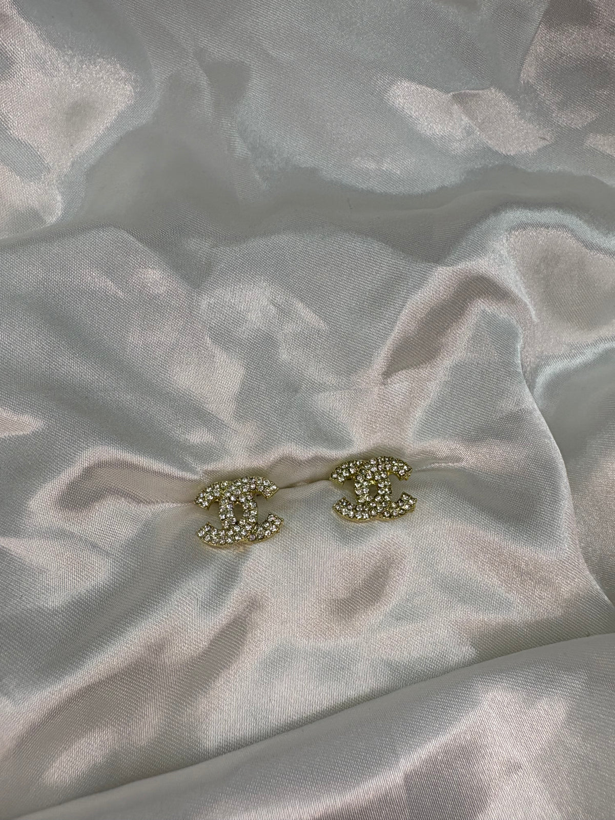 Gold diamanté Cece earrings