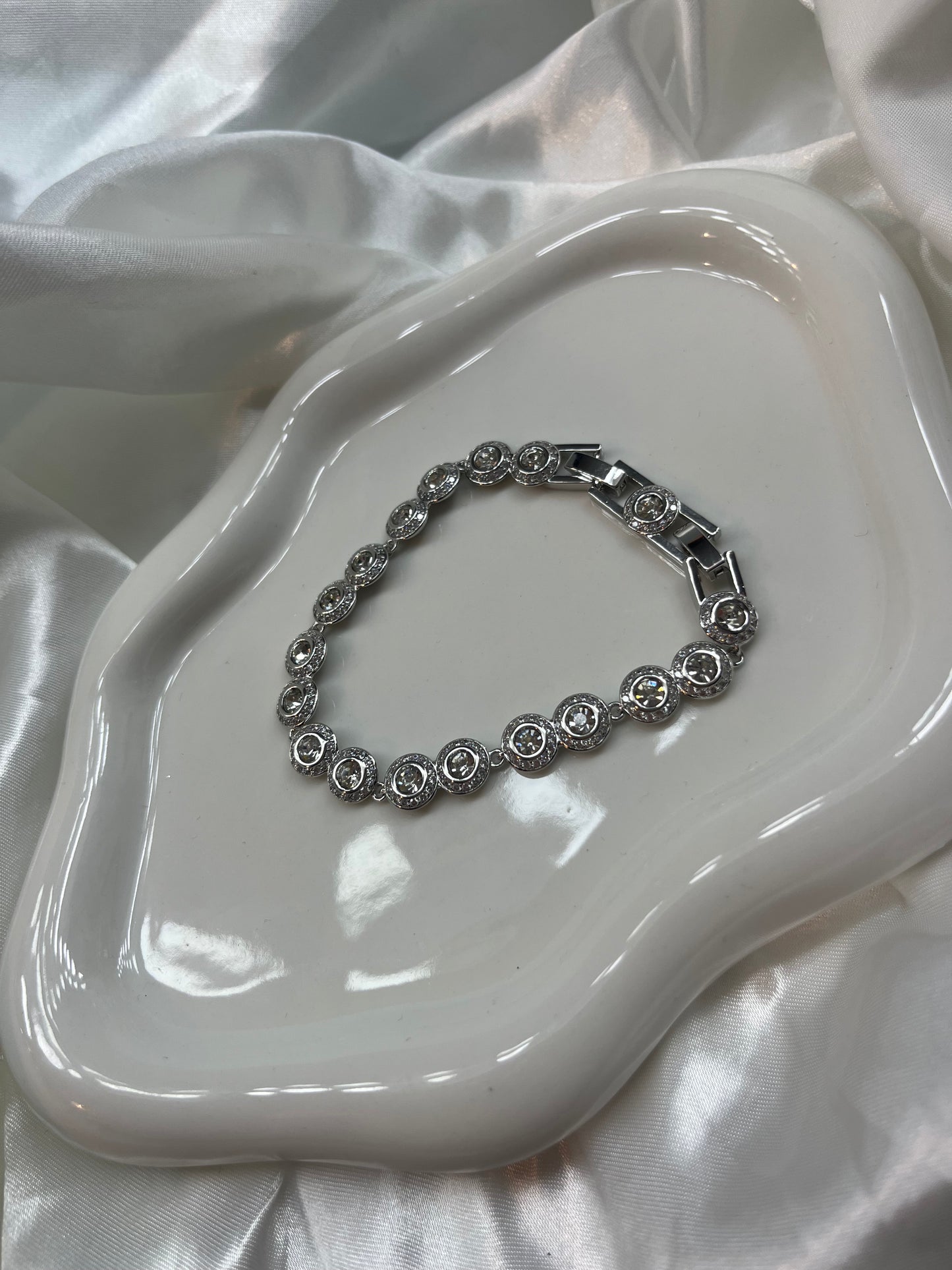 Angel Silver Diamanté bracelet